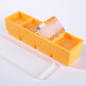 <span class=keywords><strong>Mini</strong></span> bandejas de silicona para cubitos de hielo con tapa, molde de plástico portátil personalizado, venta al por mayor, 2021 - Product Image 5