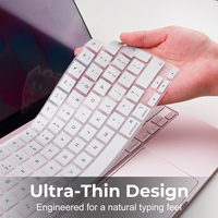 Coque de clavier en silicone anti-rayures et anti-poussière, disposition EU, pour MacBook Neo 13" 2026 A3404 avec Touch ID