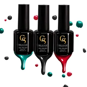 GS Girlsgel专业指甲用品浸泡凝胶上光剂半永久浸泡凝胶指甲油指甲艺术沙龙