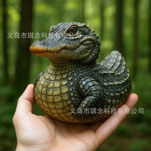 Statue décorative en résine Série Canard USA 250e Anniversaire Ornement de maison Forme irrégulière Cadeau commémoratif - Product Image 4