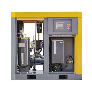 ضاغط هواء لولبي بتقنية ألمانية من BAOSI بضغط 8 بار و10 بار ذو مرحلتين مع محرك حزامي ومحول تردد متغير - Product Image 3