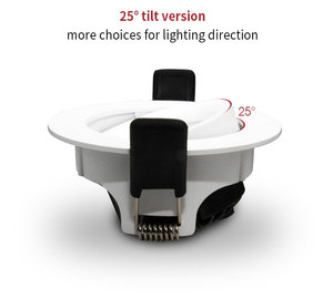 Hiện đại cấu hình thấp chống chói thay đổi độ sáng Spotlight nhà ở trắng đen COB Trần tại chỗ đèn nhôm 10W lõm dẫn nhà văn phòng - Product Image 4