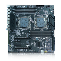 X99 Dual Cpu Carte Mère Combo avec Dual Xeon E5 Processeur LGA2011-3 C612 Chipset Dual Channel DDR4 256GB Carte Mère de Jeu