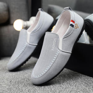 Mocassins légers et confortables en toile denim pour hommes, chaussures <span class=keywords><strong>bateau</strong></span>, mocassins décontractés à enfiler pour hommes, baskets pour hommes - Product Image 1