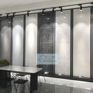 Fabriek Custom Metalen Steen Monster Stand Porseleinen Tegel Display Rack Showroom Panel Plaat Tentoonstelling Houten Vloer Display Stands - Product Image 5