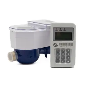 Medidor de água pré-pago de corpo de latão com controle remoto sem fio de válvula multi jato Sts
