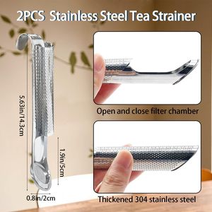 Stainless Steel Stick Pipe <b>Tea</b> Infuser /Loose <b>Tea</b> Infuser Leaf Strainer Filter <b>Diffuser</b> Herbal - Product Image 5