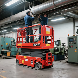 Вездеходная гусеничная самоходная ножничная подъемная платформа 6 м/8 м/10 м/12 м/14 м полные модели - Product Image 3