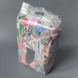 Chiffons en coton recyclé colorés pour le nettoyage, chiffons en tissu mélangé huile-eau, 25 kg - Product Image 1