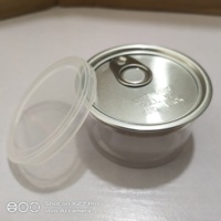 Contenants à dessert en PET transparents vides de 100 ml et 200 ml, boîtes à gâteaux en plastique avec couvercles, pots à glace avec couvercles