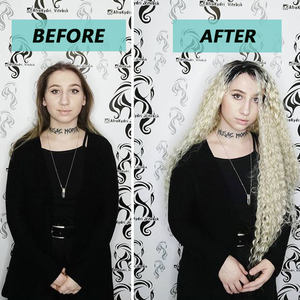 Extensiones de Cabello Sintético de Alta Calidad, Estilo Africano Ombre, Hermosas, Color Cobre Natural, en Oferta - Product Image 4