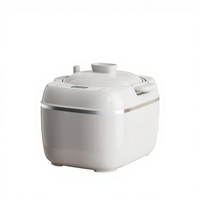 Marmite Électrique Multifonction avec Couvercle en Céramique Blanche - 1,5-2,5 L, Menus Préprogrammés, Minuteur et Réservation, pour une Cuisine Saine, Aliments pour Bébé