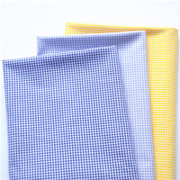 Tissu teint en fil TC65/35 pour chemises, motif à carreaux, utilisation pour la literie et les textiles de maison