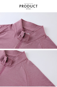 Pull de sport respirant à manches longues et col zippé pour homme, séchage rapide, idéal pour le golf, la course et l'entraînement - Product Image 3