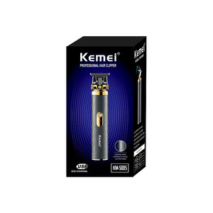 Tondeuse à cheveux professionnelle Kemei Km-5085, charge USB, longueurs réglables, pour hommes, coupe de barbe - Product Image 1