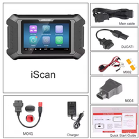 OBDSTAR iScan pour DUCATI avec câble M041, compatible avec les Ducati jusqu'en 2024, diagnostic, programmation de clés et réinitialisation de voyant de service.