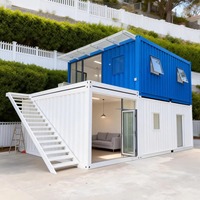 Maison conteneur préfabriquée écologique sur mesure, bâtiment modulaire pour la construction de bureaux, d'habitations et de commerces à l'étranger
