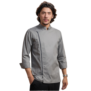 BSCI OEM tessuto tessuto popolare Chef uniforme <span class=keywords><strong>per</strong></span> la <span class=keywords><strong>ristorazione</strong></span> cucina del ristorante <span class=keywords><strong>camicie</strong></span> corte e giacche <span class=keywords><strong>per</strong></span> Chef - Product Image 4