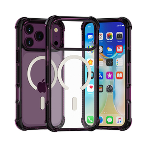 เคสแม่เหล็กสีสันสดใสสำหรับ iPhone 18 Pro Max ฝาหลังอะคริลิกใสสำหรับ iPhone 18 Pro, 17 Pro Max, 16, 15 - Product Image 1