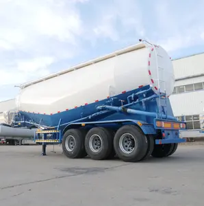 Professional Manufacture Cheap 3 Alxe 40CBM 45 CBM Dry Bulk Cement Tanker Cement Bulker Tank Semi Trailer For Sale