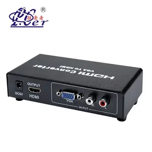 VGA HDMI dönüştürücü 3D Full HD 1920*1080P 60Hz HD Video dönüştürücü VGA HDMI Switcher