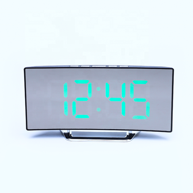 Large LED Digital Alarm Clock Sleep Smart Table Temperature Multifunction USB Charging Night Mode Mirror Home Decor Accessories