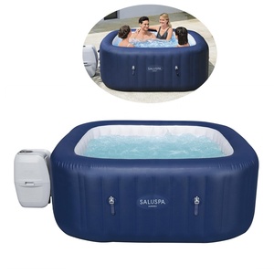 <span class=keywords><strong>Bestway</strong></span> 60022 Hawaii Airjet carré bain à remous <span class=keywords><strong>gonflable</strong></span> <span class=keywords><strong>SPA</strong></span> piscine PVC extérieur natation récupération baignoire personnalisable Logo impression - Product Image 1