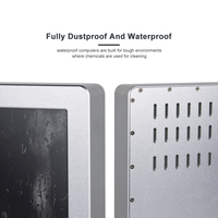 Panel Táctil Industrial Personalizado con Protección Anti-UV y Anti-Reflejos, Pantalla Táctil LCD Integrada de 9~36V, Resistente al Agua IP69K