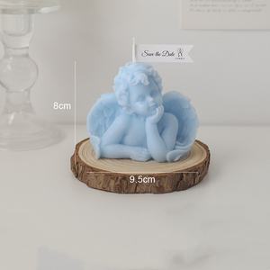 Bougie parfumée Angel en gros décoration de cérémonie d'anniversaire romantique bougie parfumée à la cire de soja - Product Image 5