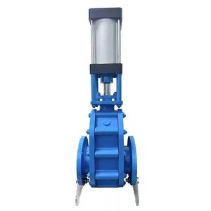 Válvula de Compuerta Neumática de Doble Disco Cerámico DELCO Z644TC - Resistente al Desgaste, para Transporte de Cenizas - Product Image 3