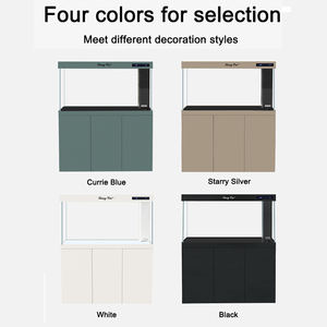 현대 직사각형 모양의 수생 장식 내부 필터 물 펌프 거실 수족관 용 어항 수중 유리 탱크 - Product Image 4