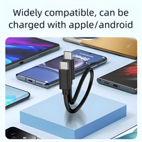 Cable de Carga Rápida USB 3.0 Tipo-C PD, Conductor de Cobre Estañado Ecológico, Revestimiento de PVC, Datos de Alta Velocidad de 10 Gbps para Automóvil IOS