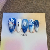 Uñas postizas DAXIANG al por mayor para mujer, estilo almendra, ataúd, cuadradas, de fabricante, a presión