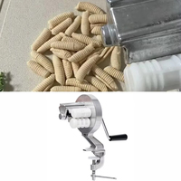 Machine manuelle portable ergonomique à manivelle pour la fabrication de macaroni, pâtes et pâte à frire, avec fonction d'économie d'effort