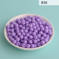 Perles rondes en plastique ABS rose pâle style Balletcore pour la fabrication de bijoux DIY, fournitures pour stylos à perles, lot