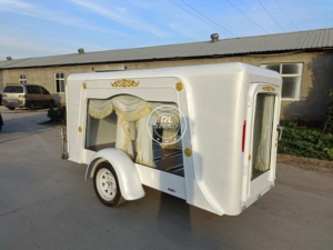 Nouveau style de véhicule funéraire de luxe corbillard chariot funéraire dessiné cercueils et cercueils funéraires à vendre - Product Image 2