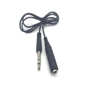 Индивидуальный 3 м прозрачный 6,35 мм разъем для 6,35 мм аудио кабель для стерео гитарного микшера - Product Image 4