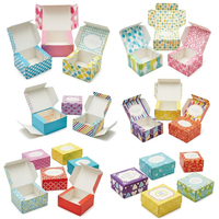 Boîte à biscuits en carton pliable XJY, emballage personnalisé, impression personnalisée, boîte à gâteaux pour fête, dessert, livraison
