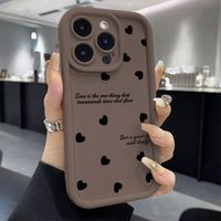 Coques de téléphone antichoc au design tendance pour iPhone 17 Air 16 15 Plus Pro Max 14 13 12 11 X – Housse de protection arrière personnalisable avec logo
