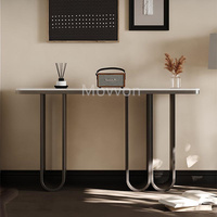 Table console d'entrée Table en marbre naturel Table de porche de couloir