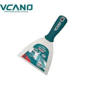 VCANO Spatole per Stucco di Produzione Nazionale a Prezzo di Fabbrica, Set di Spatole per Lucidatura, Manico in Plastica, Raschietto per Vernice - Product Image 1