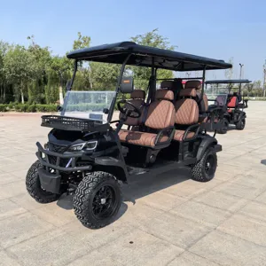2024 Manufacturers Wholesale Golf Cart 2.4.6 Seating Customizable Luxury Electric Road Golf Cart Hunting Golf Buggy