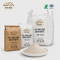 Argile de forage standard API, argile bentonite pour le forage pétrolier, 20 kg/sac, agent de suspension