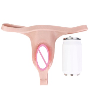 Tanga Vaginal de Silicona FAAK, Ropa Interior Femenina, Genitales de Silicona para Cross-dressing, Juguete Sexual Masculino - Product Image 5