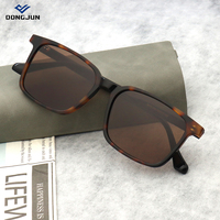Lunettes de soleil classiques de haute qualité, design de luxe, monture en acétate UV400, pour hommes et femmes, été, plage, lunettes de soleil carrées rétro