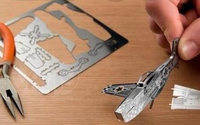 Bâtiments de Bus personnalisés en métal, pièces, modèle de Puzzle 3D fait à la main, construction, bricolage