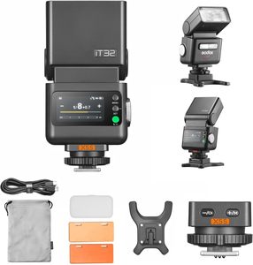 <span class=keywords><strong>Flash</strong></span> de Cámara GODOX IT32 TTL con Disparador Inalámbrico X5S para Sony Compatible con <span class=keywords><strong>la</strong></span> <span class=keywords><strong>Serie</strong></span> X (X3/X3Pro/XPro/XProII/X2T) - Product Image 1
