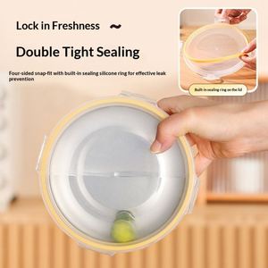 Office <b>Lunch</b> Box Microwave Refrigerator Safe 304 Stainless Steel Food Grade Moisture-Proof Sealed Preservation Box for Outdoor - Product Image 5