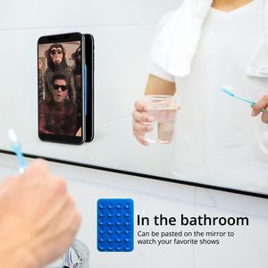 Support adhésif pour téléphone portable en silicone, compatible avec tous les téléphones mobiles, support de téléphone portable en silicone à ventouse - Product Image 3