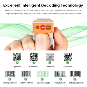 Effon Chất lượng cao T3 hỗ trợ tùy chỉnh Máy quét mã vạch không dây mini xách tay 1D 2D 3 trong 1 Bluetooth máy quét Vòng - Product Image 5